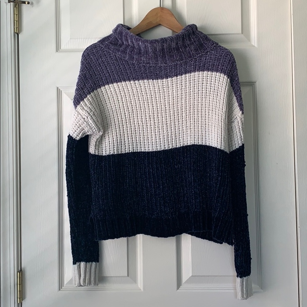 POOF Chenille Turtle Neck Sweater